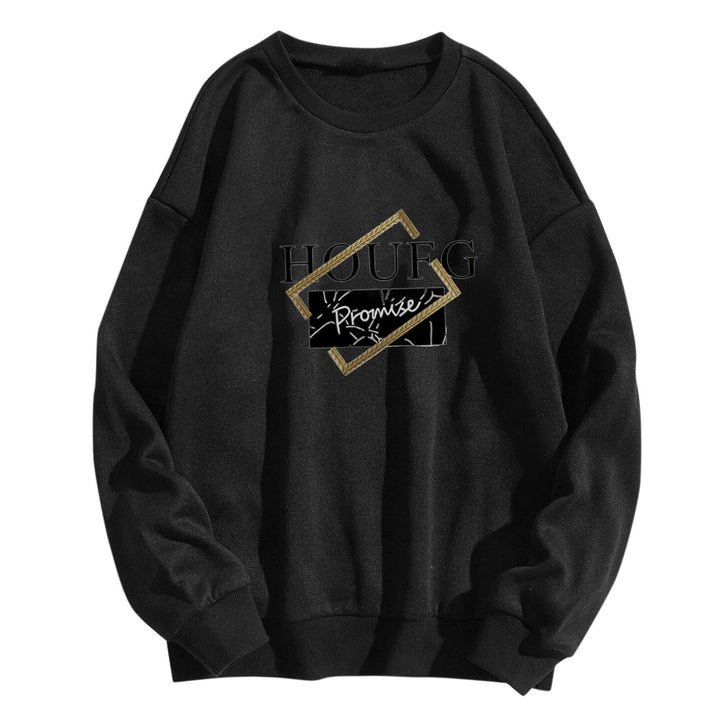 Women's casual sweatshirt with modern graphic print Chic & Stil