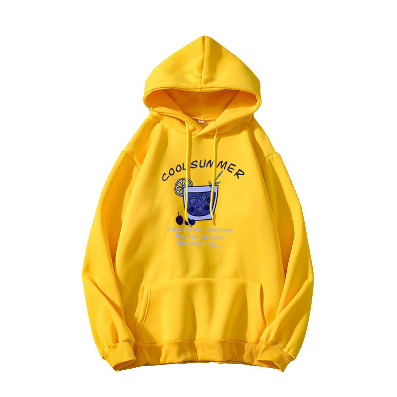 Women's hoodie with cheerful summer motif Chic & Stil