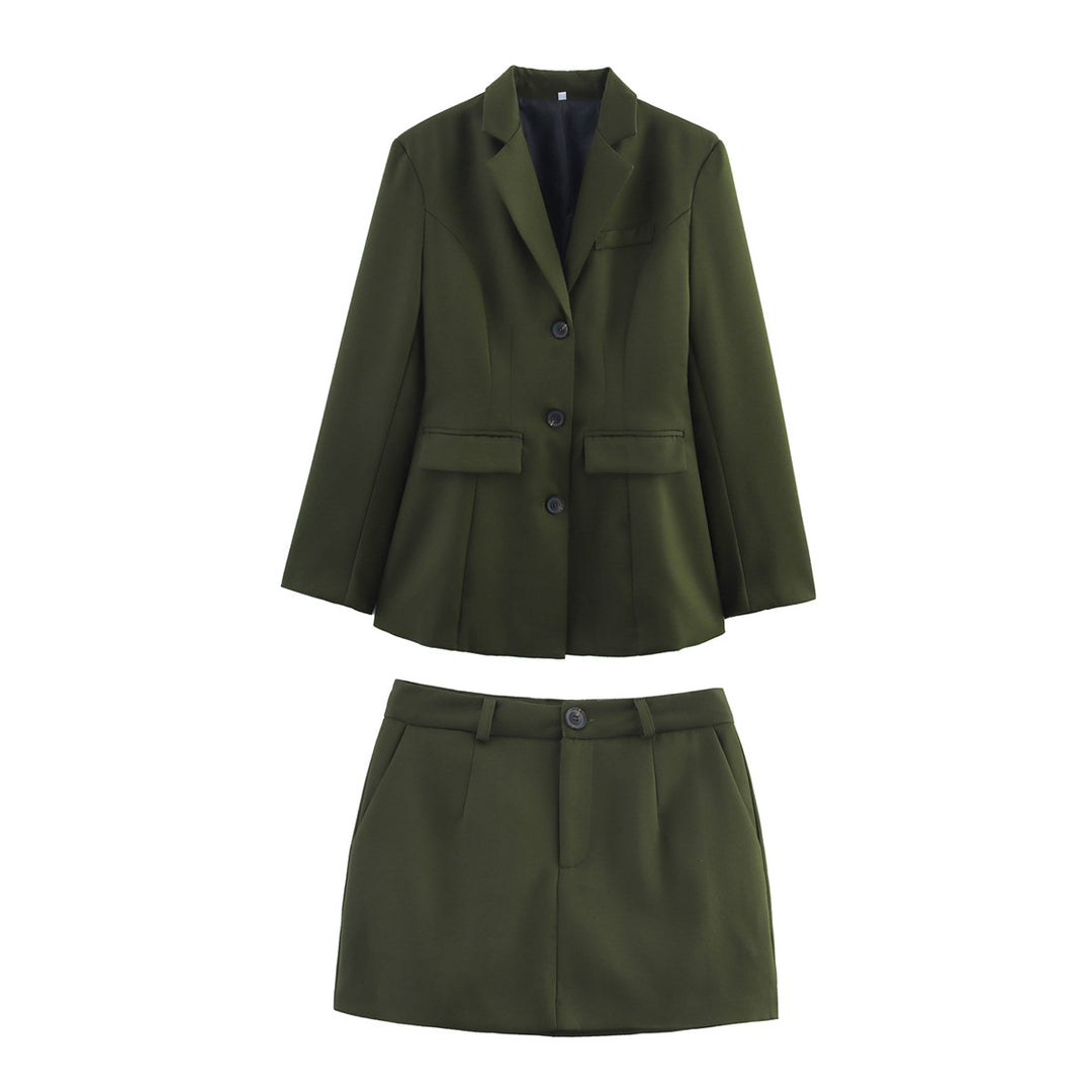 Women's blazer set with chic elegant skirt-short Lune London