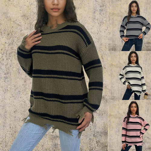 Ladies striped sweater Amarae