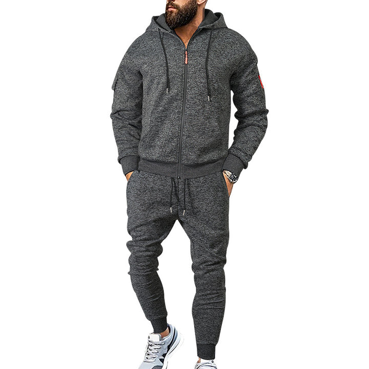 Two-piece sports training outfit for men with practical pockets and elastic waistband Chic und Stil