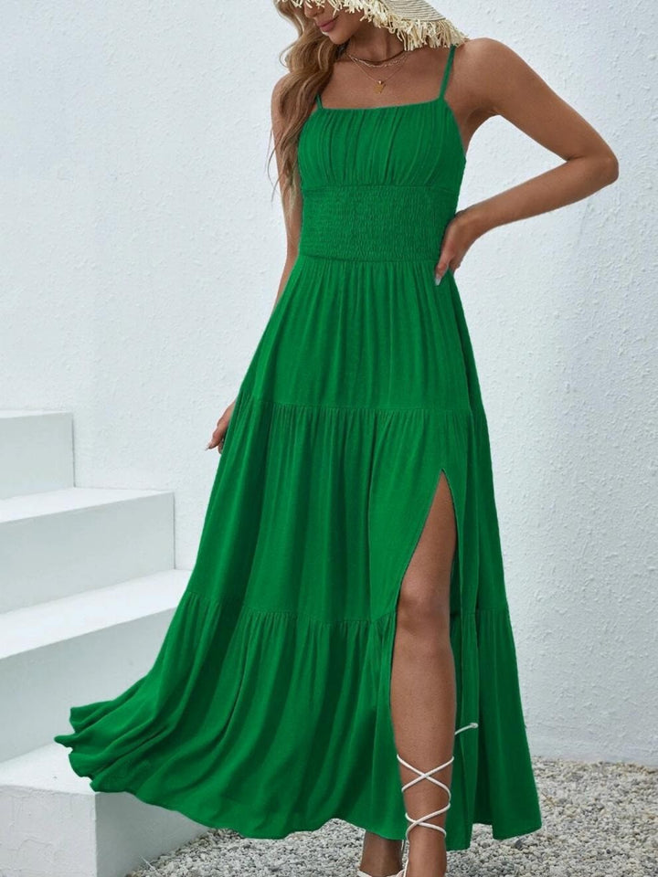 Women Elegant Ruffled Chic Maxi Dress