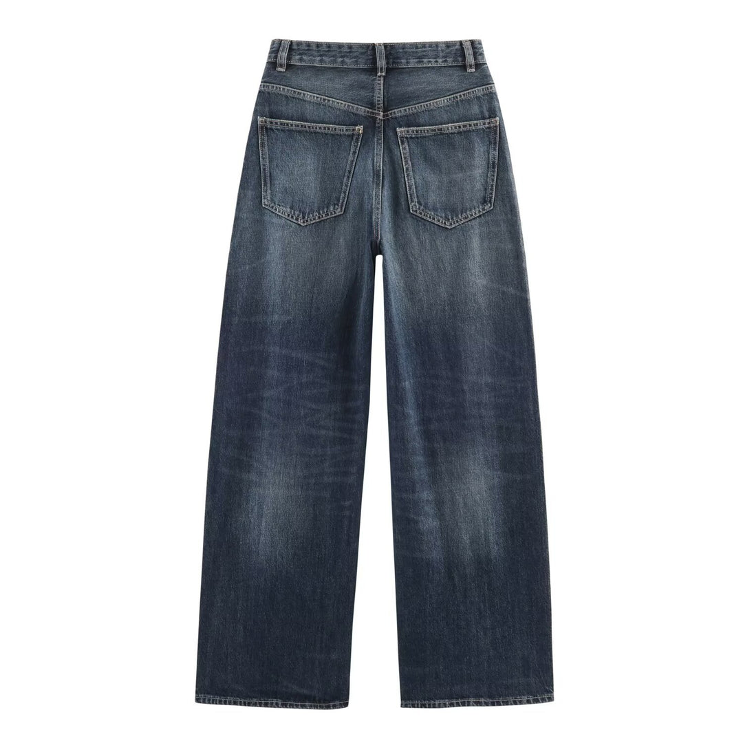 Women's jeans with high waist and wide leg Amarae