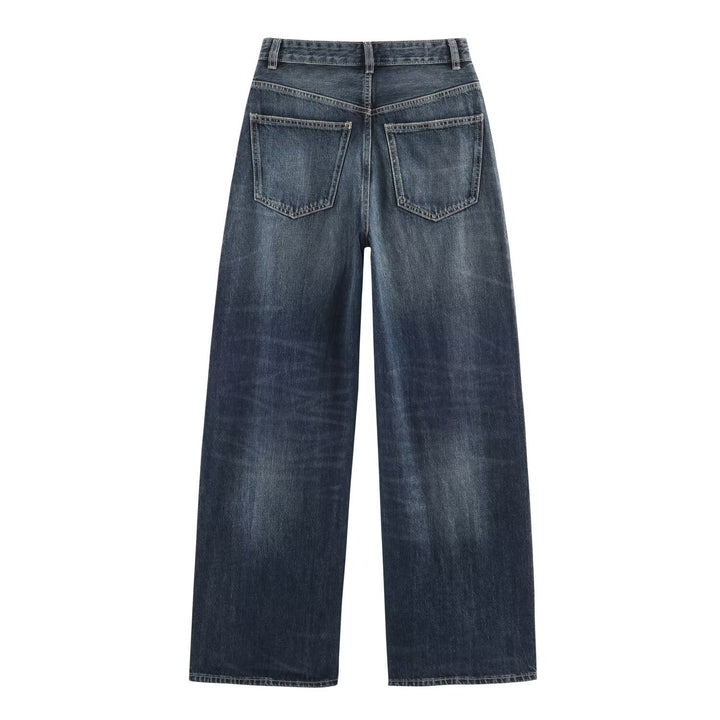 Women's jeans with high waist and wide leg Amarae