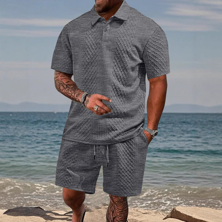 Men's Sport Polo Set and Shorts Lune London