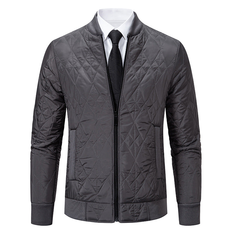 Padded leisure jacket for men with a stylish design and a high collar Lune London