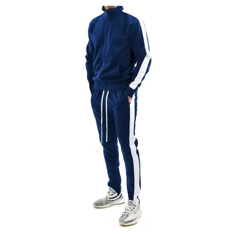 Lune London | Men's sporty tracksuit with full zip and contrast stripes