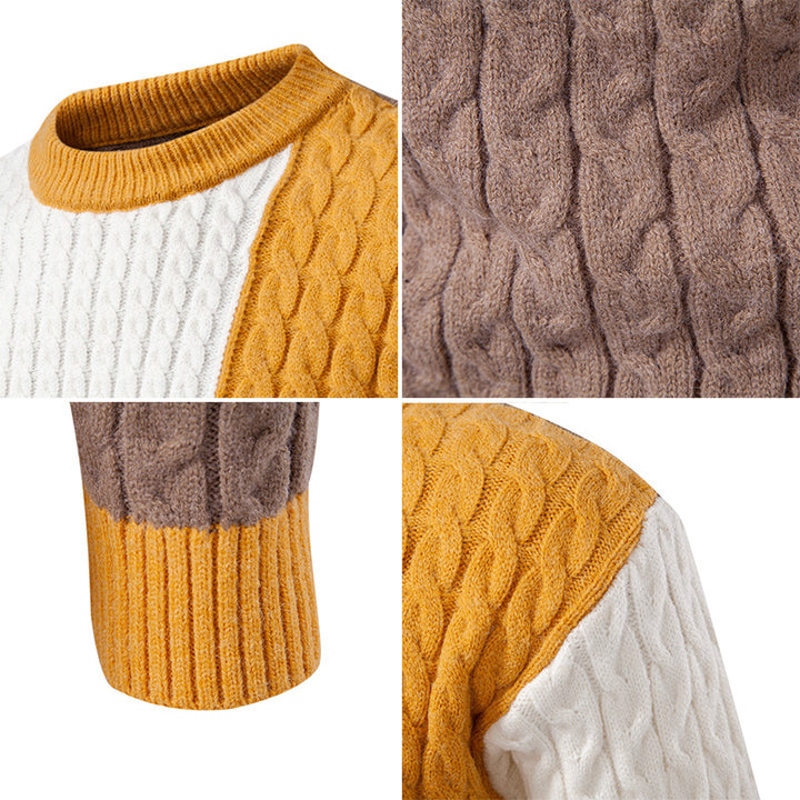 Women’s sweater with creative knit pattern Lune London