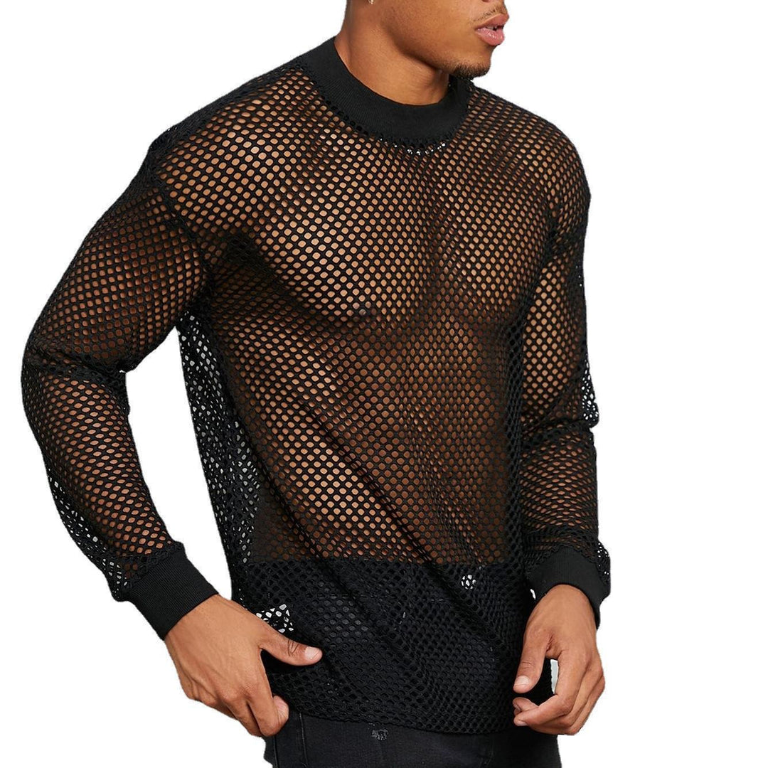 Men's mesh shirt with a unique pattern and a casual fit Lune London