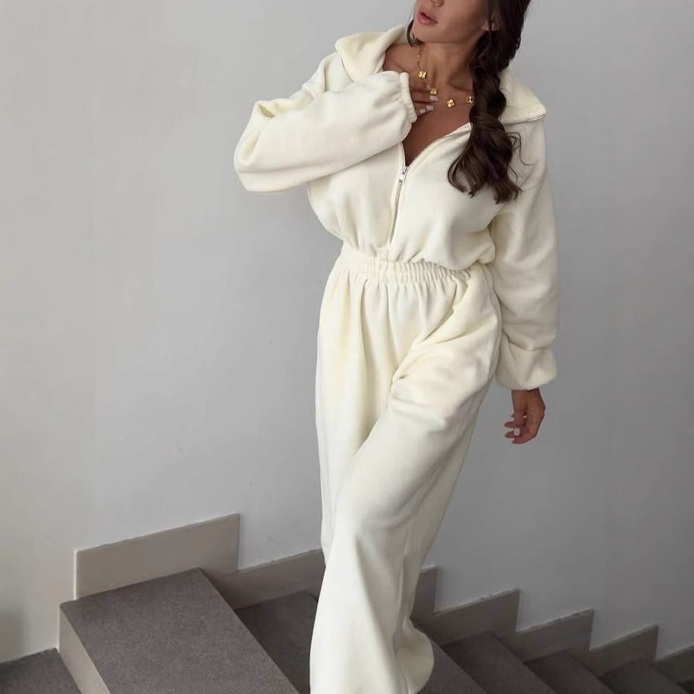 Lune London | Women Comfortable and Stylish Fleece Jumpsuit