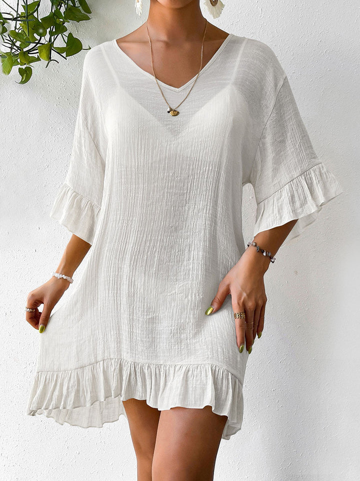 Lune London Women's Crochet Back Beach Dress