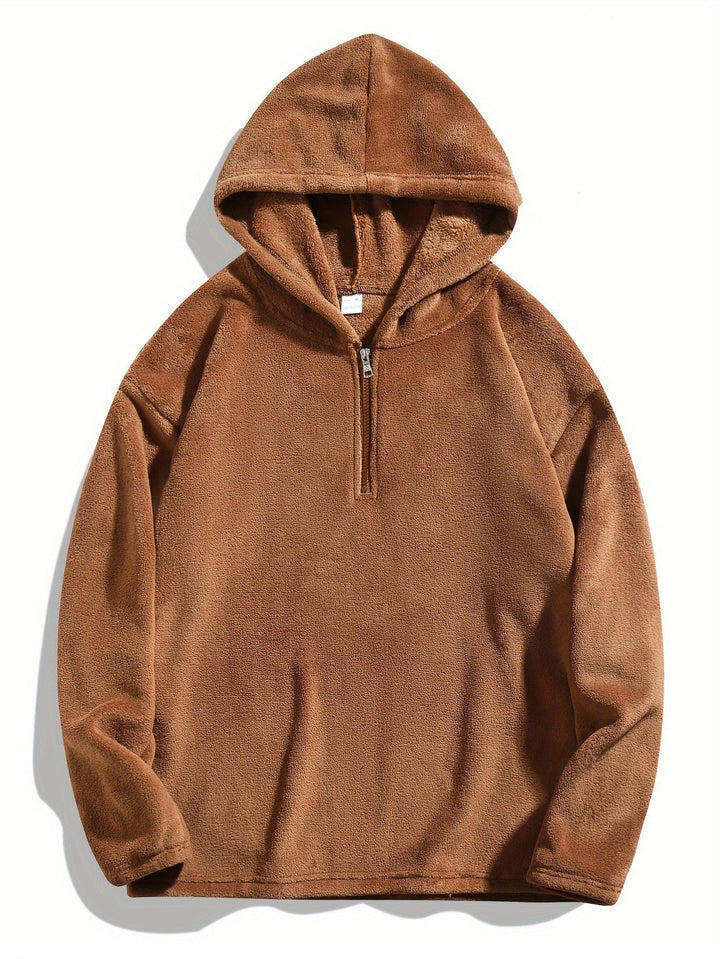 Ladies micro-fleece hooded sweatshirt Lune London