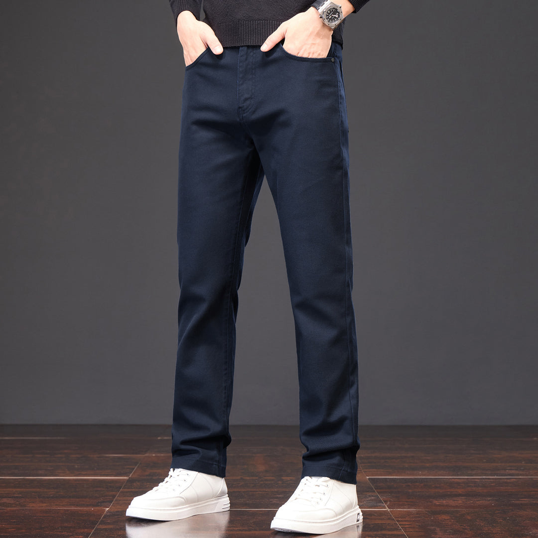 Casual chino pants for men with elastic waist and modern details Lune London
