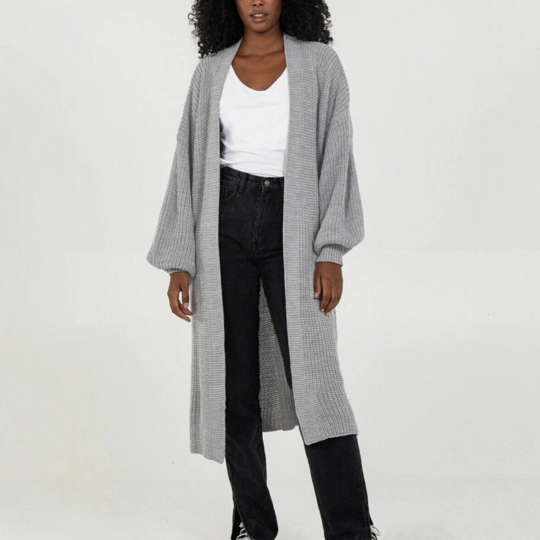 Manteau en tricot pour femmes au design décontracté oversize Chic & Stil