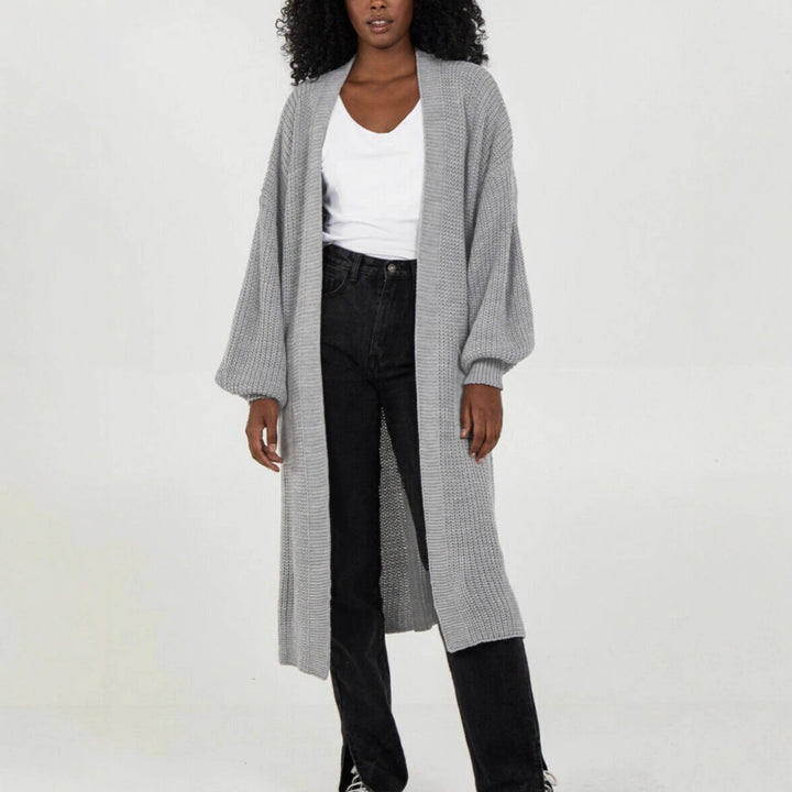 Manteau en tricot pour femmes au design décontracté oversize Chic & Stil