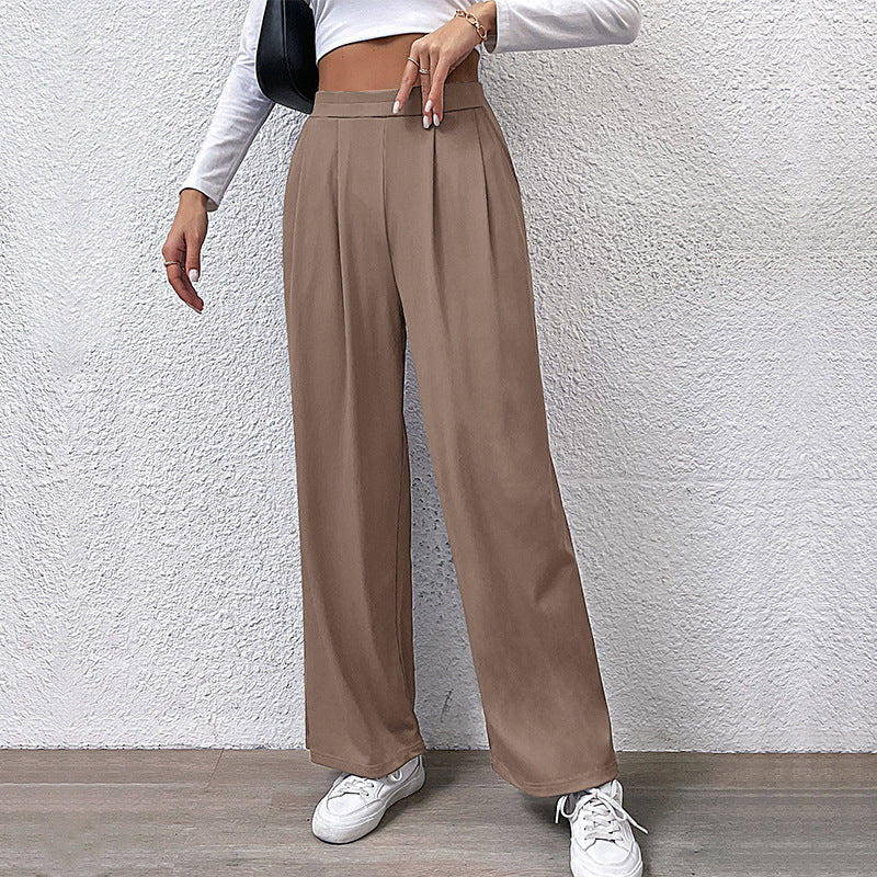 Women Pleated Wide Pants Lune London