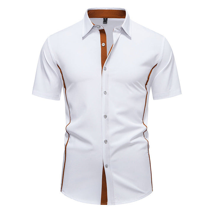 Men's Short Sleeve Shirt with Modern Cut Lune London