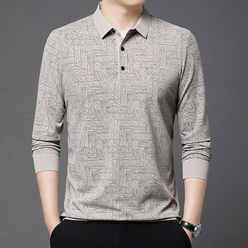 Stylish men's polo shirt with a refined structure design and an elegant button placket Amarae