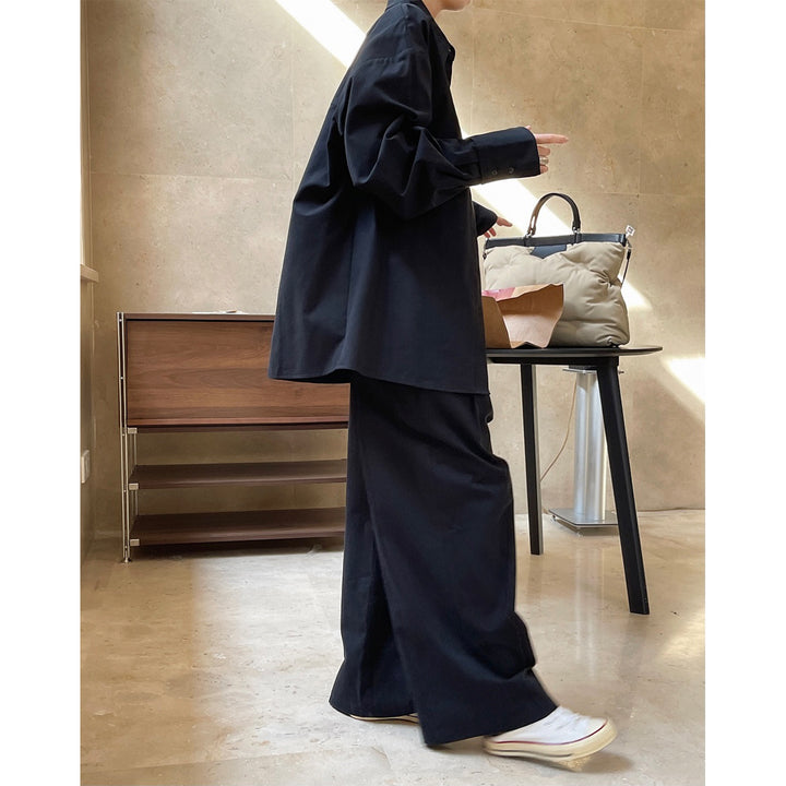 Women's High-Waisted Wide Pleated Balloon Baggy Pants Amarae