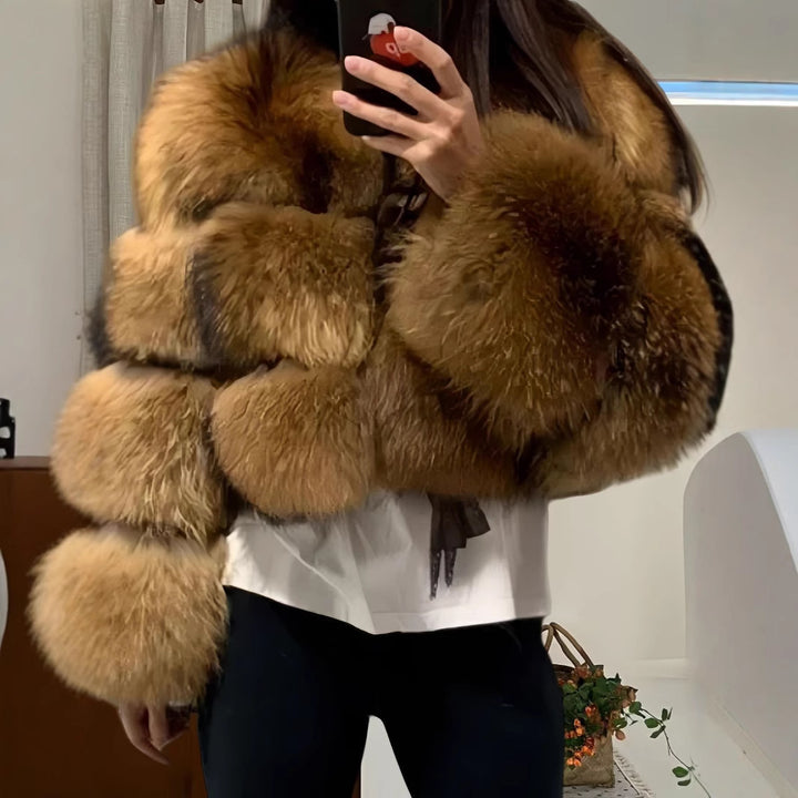 Ladies comfortable fur coat Lune London