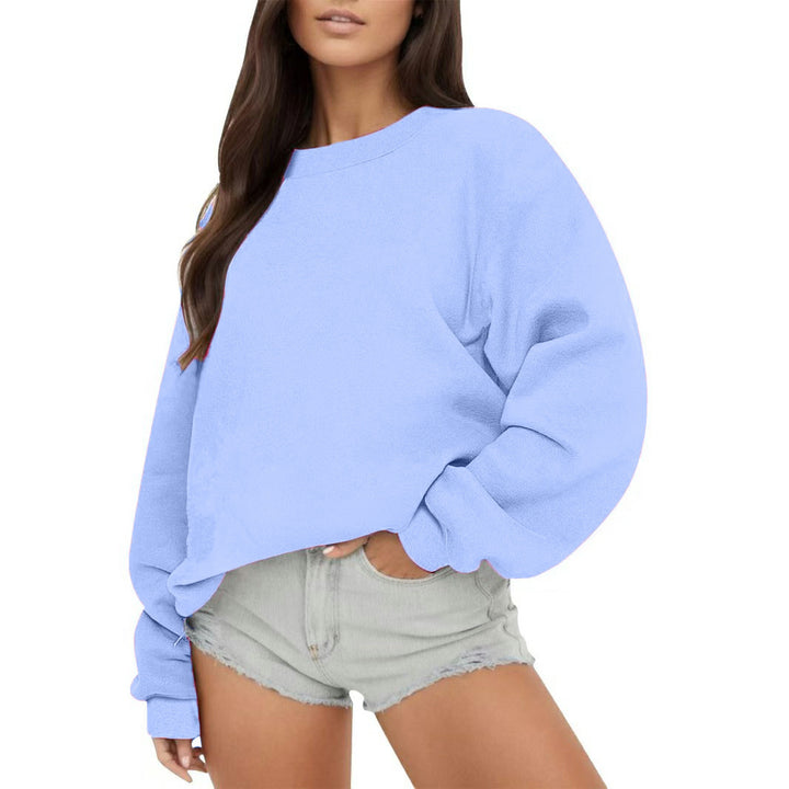 Ladies Oversized Sweatshirt with Wide Sleeves Lune London