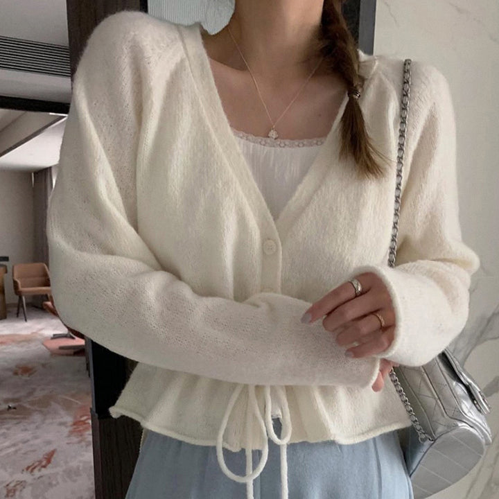 Gilet pour femme avec design ajusté et ceinture à nouer Chic & Stil