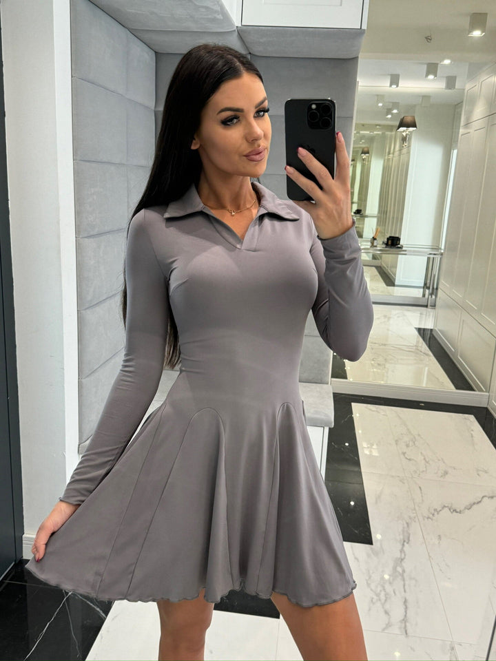 A-line flared polo dress Lune London for women