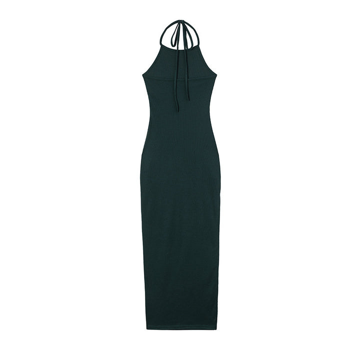 Lune London Women's Halter Neck Bodycon Maxi Dress