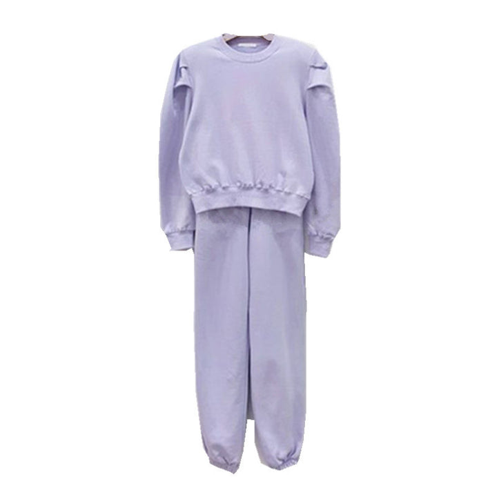 Ensemble de loisirs confortable pour femmes avec taille élastique et sweat à capuche Chic & Stil