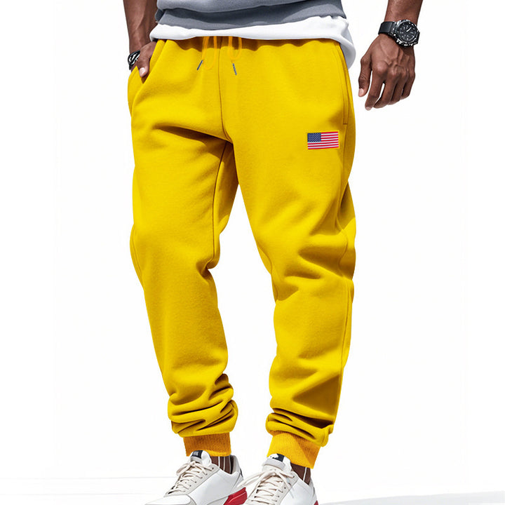 Sport pants for men with elastic waist and practical side pockets Lune London