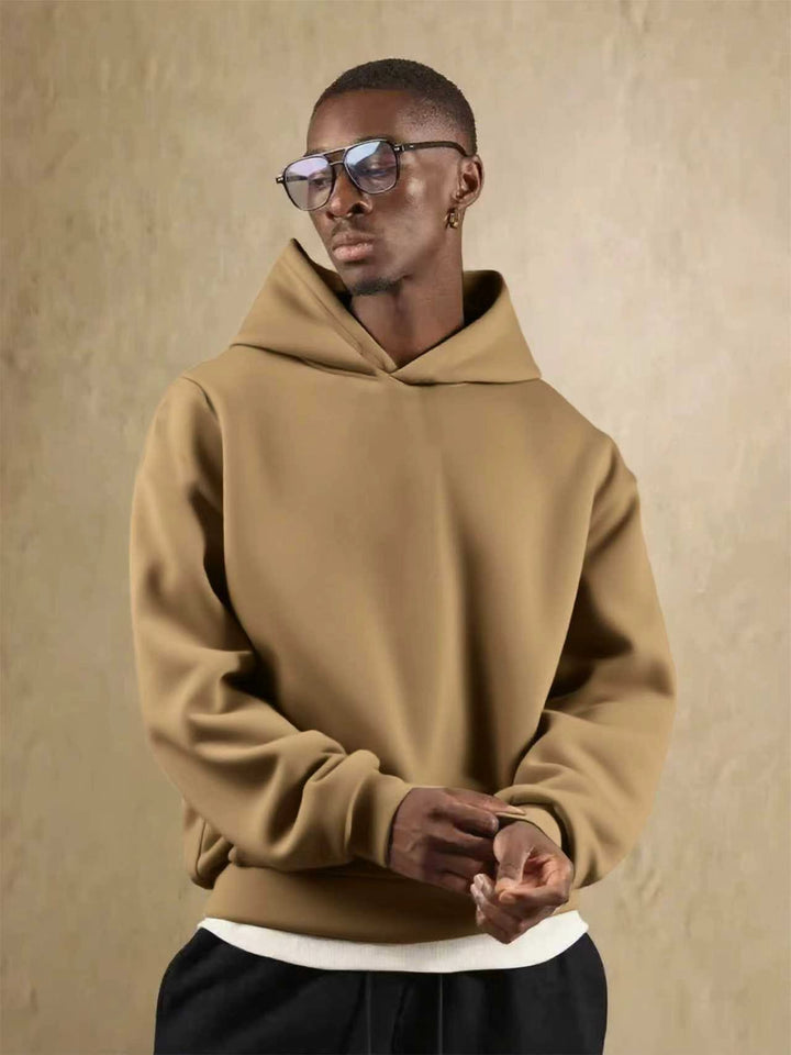 Casual hooded sweatshirt for men in soft material Lune London