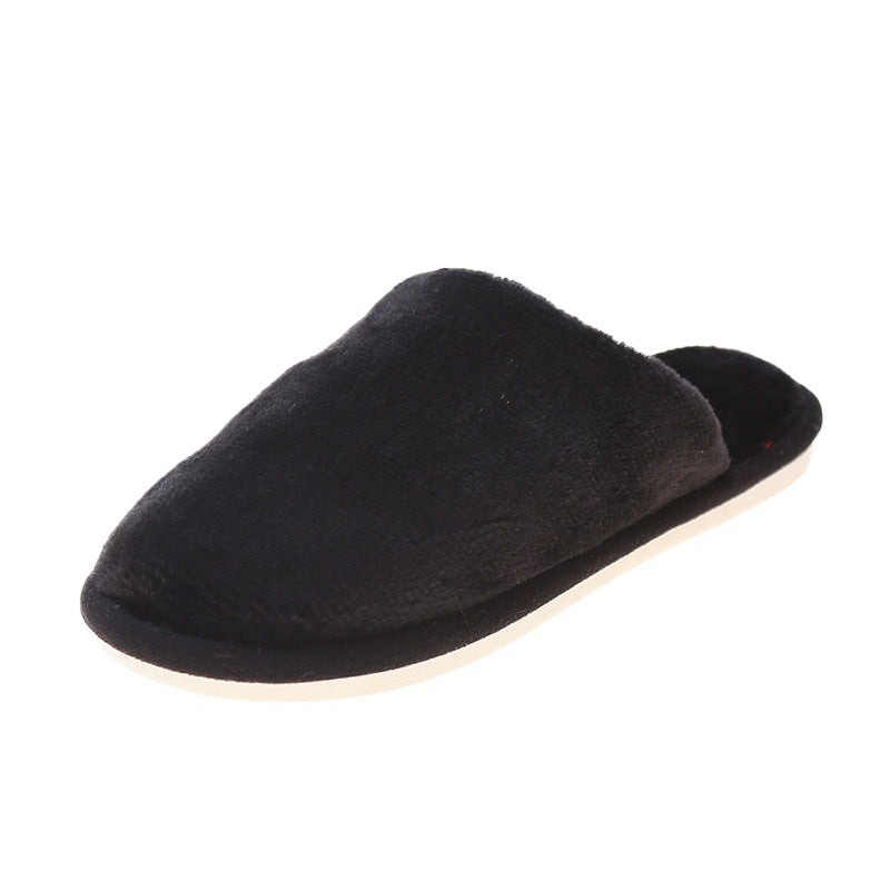 Ladies Plush Slippers in Soft Material Lune London