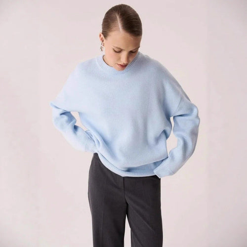 Casual sweater for women in fine cotton Amarae