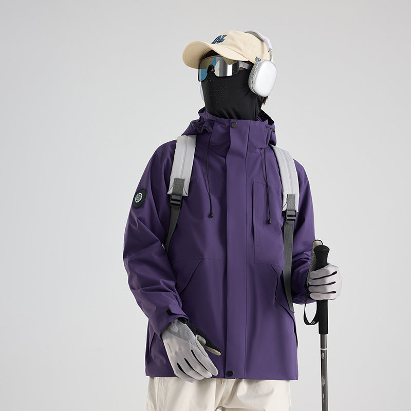 Women's waterproof, breathable functional parka with hood and loose fit Amarae