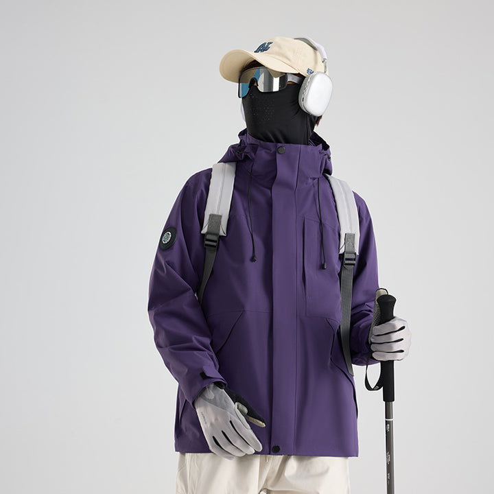 Women's waterproof, breathable functional parka with hood and loose fit Amarae
