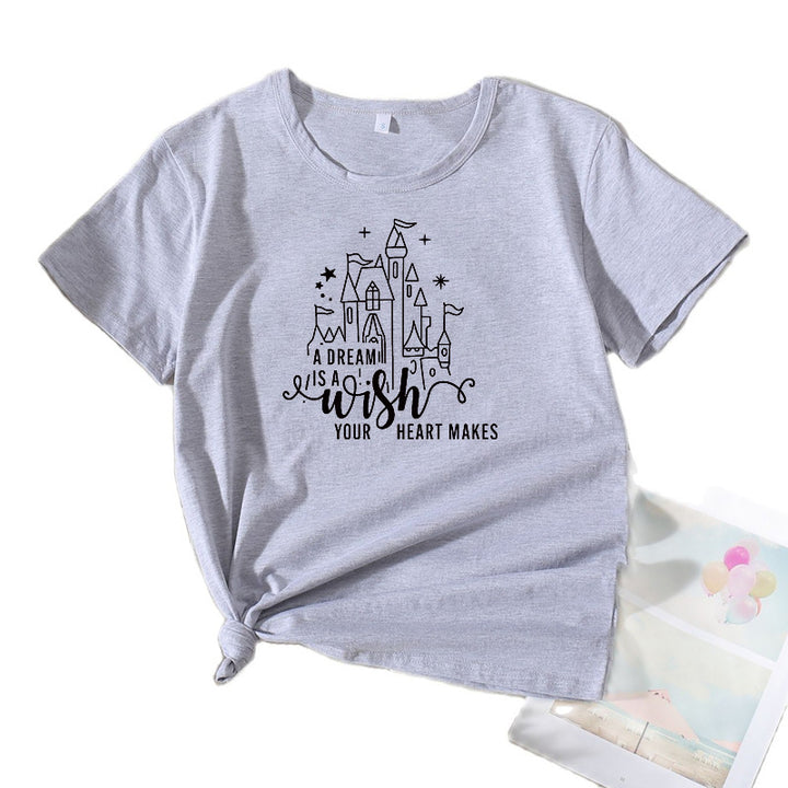 Women Creative Graphic T-Shirt Lune London