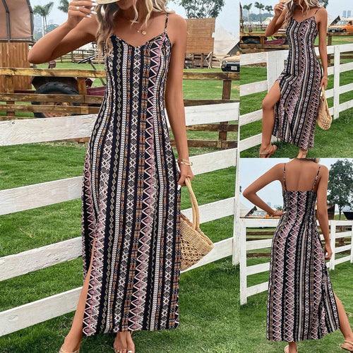 Amarae bohemian ethnic maxi dress for women