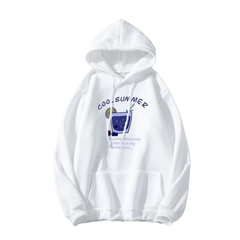 Women's hoodie with cheerful summer motif Chic & Stil