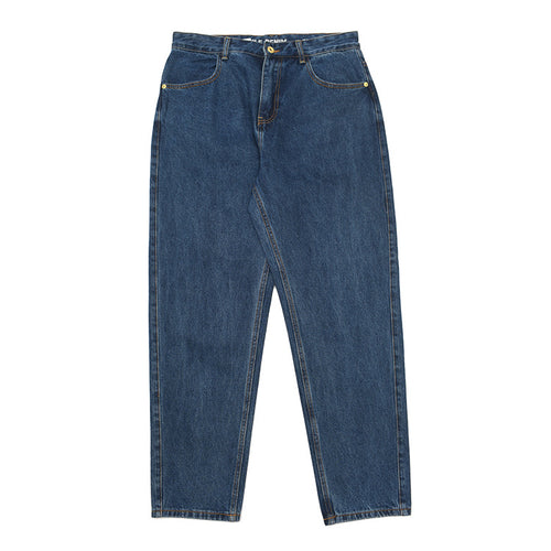 High-waisted women's jeans in vintage style with straight leg and practical pocket design Amarae