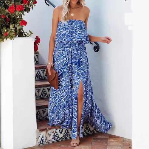 Amarae off-shoulder maxi dress for ladies