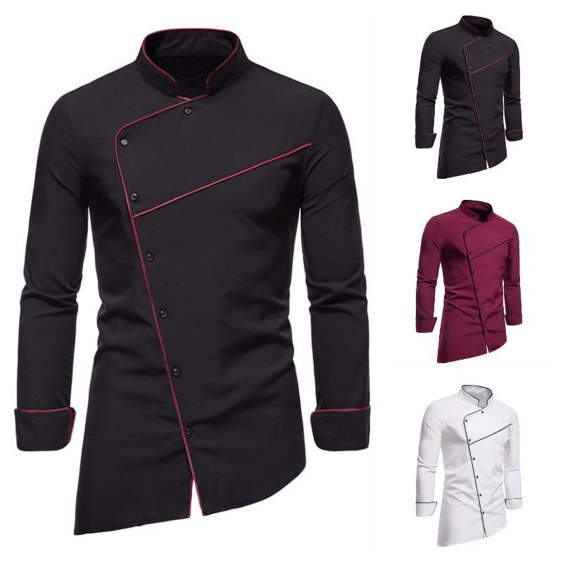 Men's chef jacket with precious contrasts and high-quality finish Lune London