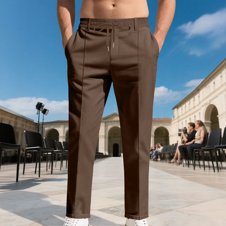 Lune London Elegant leisure pants for men with elastic waistband