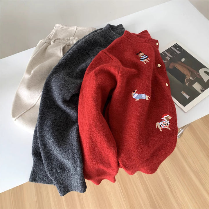 Cardigan pour femmes avec un design d broderie coloré et une coupe élégante Chic & Stil