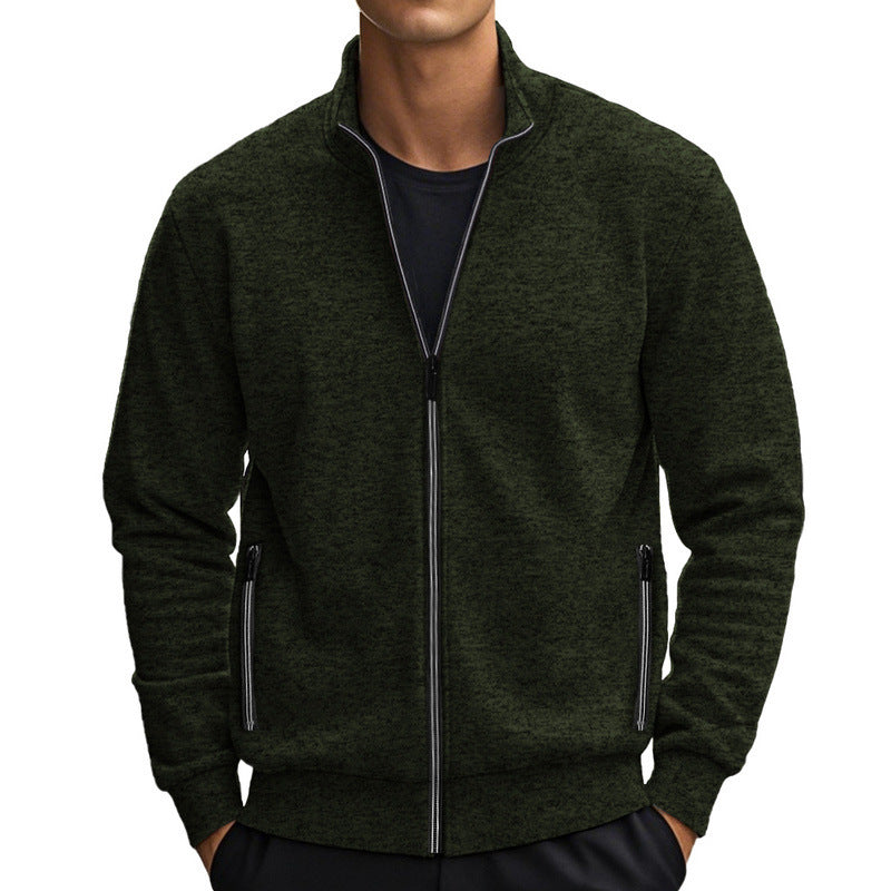 Men's high-quality training jacket with breathable structure and trendy zip Chic and style