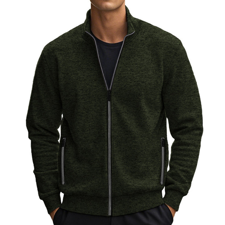 Men's high-quality training jacket with breathable structure and trendy zip Chic and style