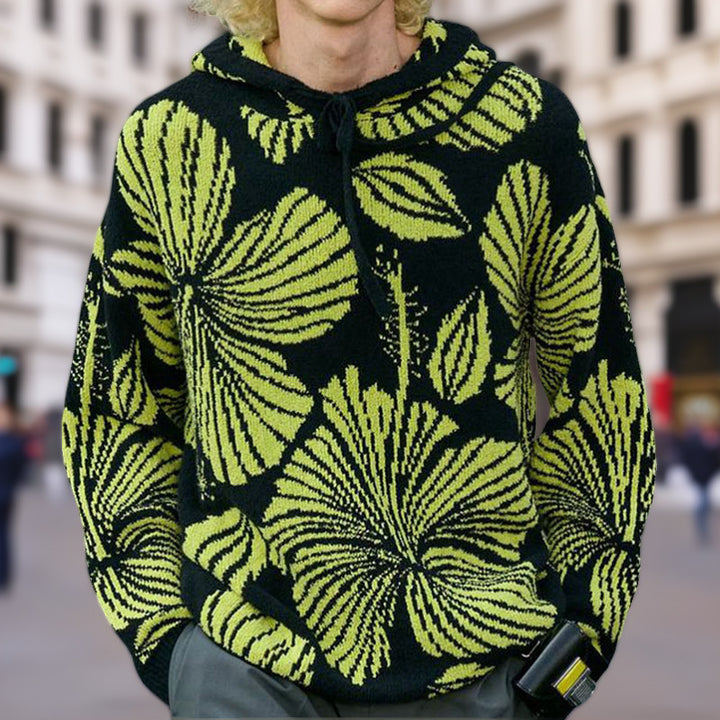 Unisex hoodie with a unique floral design Lune London