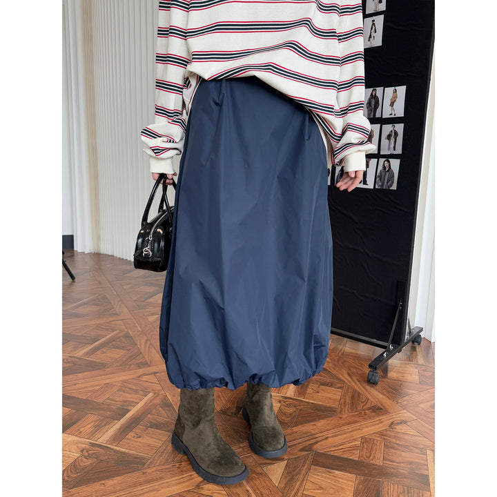 Women's Long Cut Oversized Shirt Blouse Made of Light Cotton Poplin with Chest Pocket and Rounded Hem Amarae