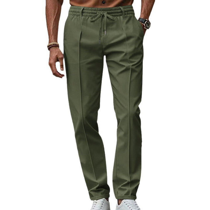 Men's elegant casual pants with elastic waistband and modern pockets Lune London