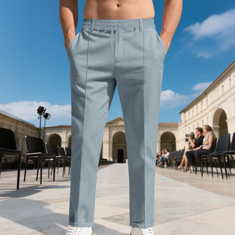 Lune London Elegant leisure pants for men with elastic waistband