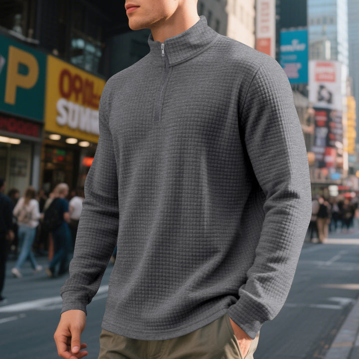 Functional sweater for men with high neck Lune London